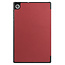 Tablet Hoes geschikt voor Lenovo Tab M10 HD tri-fold Hoes - 2e Generatie (TB-X306) - 10.1 Inch - Auto Sleep/Wake Functie - Donker Rood