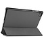 Tablet Hoes geschikt voor Lenovo Tab M10 HD tri-fold Hoes - 2e Generatie (TB-X306) - 10.1 Inch - Auto Sleep/Wake Functie - Grijs