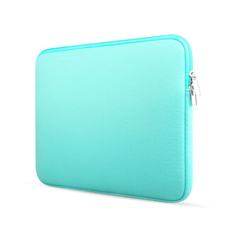 Case2go Laptophoes - Laptop sleeve 11.6 inch - Laptoptas geschikt voor Macbook, Laptop en Chromebook - Turquoise