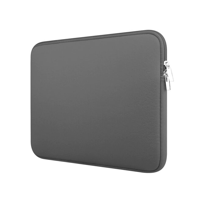 Laptophoes - Laptop sleeve 14 inch - Laptoptas geschikt voor Macbook, Laptop en Chromebook - Grijs