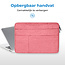 Laptoptas 14 inch - Spatwaterdichte Laptophoes & Laptop Sleeve met handvat - Roze