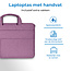 Laptoptas 14 inch - Spatwaterdichte Laptophoes & Laptop Sleeve met handvat - Paars