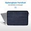 Laptoptas 15.6 inch - Spatwaterdichte Laptophoes & Laptop Sleeve met handvat - Donker Blauw