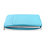 Case2go - Laptop Sleeve geschikt voor Macbook en Laptop - met extra vak voor Tablet - 13.3 inch - Turquoise