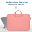 Laptoptas 15.6 inch - Laptophoes & Laptop Sleeve - met handvat en opbergvak - Roze