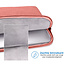 Laptoptas 15.6 inch - Laptophoes & Laptop Sleeve - met handvat en opbergvak - Roze