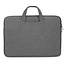 Case2go Laptoptas 15.6 inch - Laptophoes & Laptop Sleeve - met handvat en opbergvak - Donker Grijs