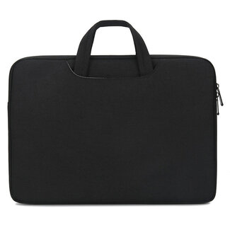 Case2go Laptoptas 15.6 inch - Laptophoes &amp; Laptop Sleeve - met handvat en opbergvak - Zwart