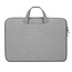 Case2go Laptoptas 15.4 inch - Laptophoes &amp; Laptop Sleeve - met handvat en opbergvak - Licht Grijs