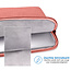 Laptoptas 15.4 inch - Laptophoes & Laptop Sleeve - met handvat en opbergvak - Roze