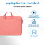 Laptoptas 13 inch - Laptophoes & Laptop Sleeve - met handvat en opbergvak - Roze