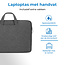 Laptoptas 13 inch - Laptophoes & Laptop Sleeve - met handvat en opbergvak - Donker Grijs