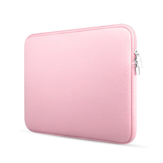 Case2go Laptophoes - Laptop sleeve 15.6 inch - Laptoptas geschikt voor Macbook, Laptop en Chromebook - Roze