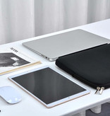 Case2go Case2go - Laptop Sleeve geschikt voor Macbook en Laptop - met extra vak voor Tablet - 15.4 inch - Zwart