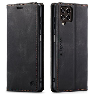 CaseMe Hoesje geschikt voor Samsung Galaxy M53 - Wallet Book Case - Magneetsluiting - met RFID bescherming - Zwart