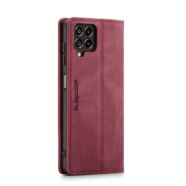 Hoesje geschikt voor Samsung Galaxy M53 - Wallet Book Case - Magneetsluiting - met RFID bescherming - Rood
