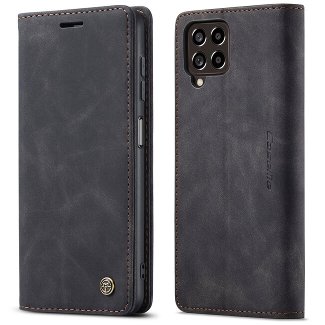 Hoesje geschikt voor Samsung Galaxy M53 - Wallet Book Case - Magneetsluiting - Zwart