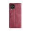 Hoesje geschikt voor Samsung Galaxy M33 - Wallet Book Case - Magneetsluiting - met RFID bescherming - Rood