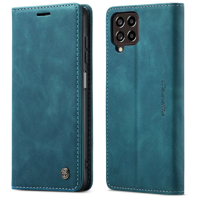 Hoesje geschikt voor Samsung Galaxy M33 - Wallet Book Case - Magneetsluiting - Blauw