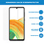 Case2go - Screenprotector geschikt voor Samsung Galaxy A33 5G - Tempered Glass - Case Friendly - Transparant