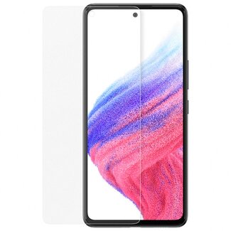 Case2go Case2go - Screenprotector geschikt voor Samsung Galaxy A53 - Tempered Glass - Case Friendly - Transparant