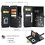 CaseMe - Telefoonhoesje geschikt voor Samsung Galaxy S20 Ultra - Wallet Book Case met ritssluiting - Magneetsluiting - Zwart