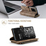 CaseMe - Telefoonhoesje geschikt voor Samsung Galaxy S20 Ultra - Wallet Book Case met ritssluiting - Magneetsluiting - Bruin