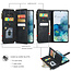 CaseMe - Telefoonhoesje geschikt voor Samsung Galaxy S20 Plus - Wallet Book Case met ritssluiting - Magneetsluiting - Zwart