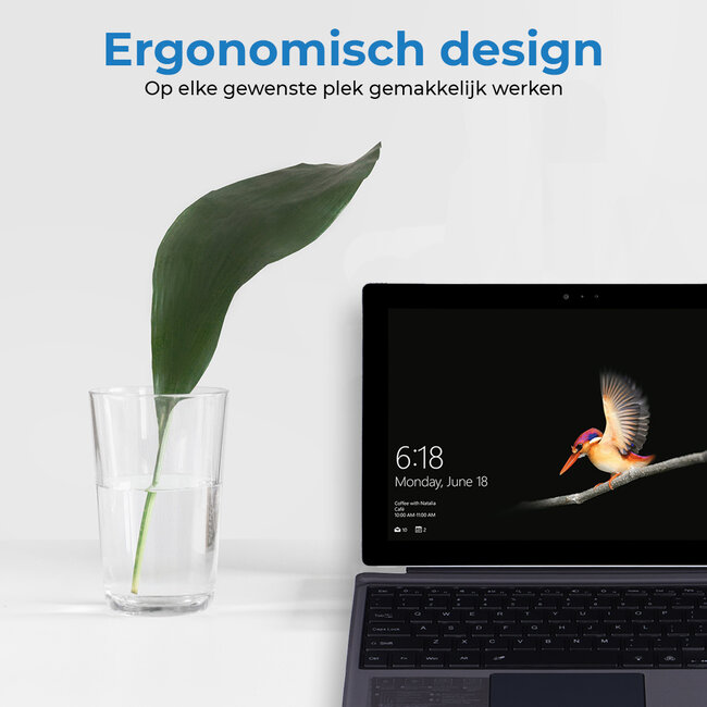 Toetsenbord geschikt voor Microsoft Surface Go / Go 2 / Go 3 / Go 4 - Bluetooth Toetsenbord Cover - Met touchpad - Zwart