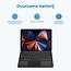 Case2go - Bluetooth toetsenbord geschikt voor Apple iPad - Geschikt voor iPad modellen tot 11 Inch - Met touchpad - Zwart