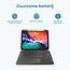 Case2go - Toetsenbord hoes geschikt voor iPad Pro 12.9 (2018/2020/2021) - Toets verlichting en Touchpad - QWERTY Layout - Zwart
