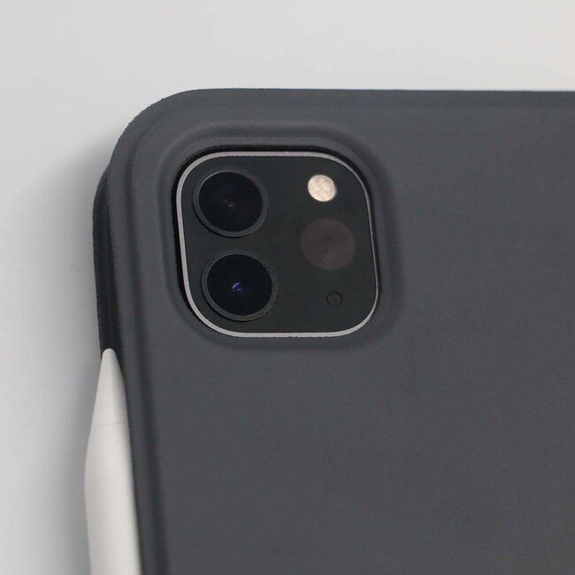 Bluetooth Toetsenbord hoes geschikt voor Apple iPad Pro 11 (2018/2020/2021) -  Keyboard Case met Pencil houder en Keypad - Grijs