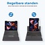 Bluetooth Tablet Toetsenbord hoes geschikt voor Apple iPad Pro 11 (2018/2020/2021) - Keyboard Case met Trackpad, Verlichte toetsen en Pencil houder - Zwart