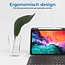 Case2go - Toetsenbord hoes geschikt voor iPad 10.2 (2019/2020/2021) - Toets verlichting en Touchpad - QWERTY Layout - Zwart