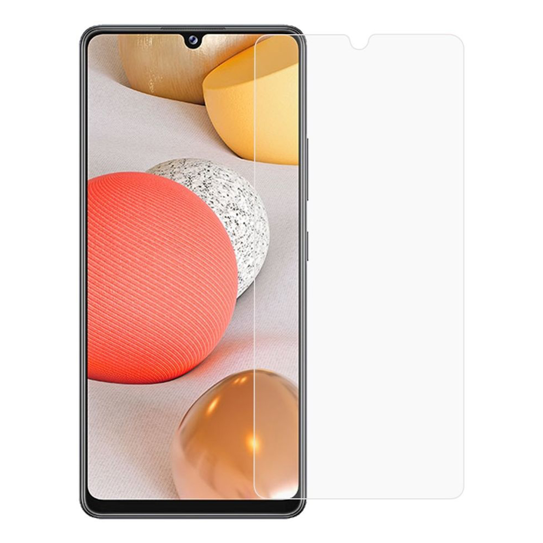 Case2go - Screenprotector geschikt voor Samsung Galaxy A72 5G - Tempered Glass - Case Friendly - Transparant afbeelding
