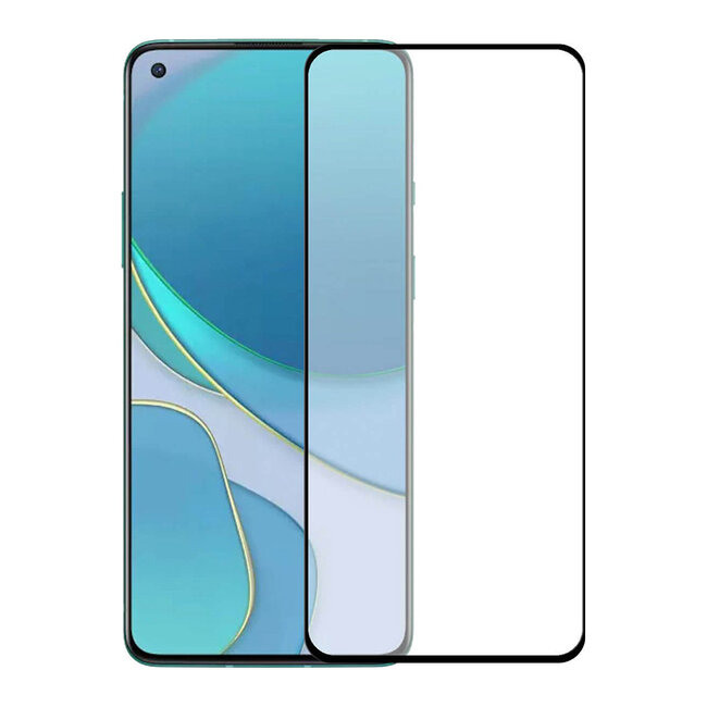 Case2go - Screenprotector geschikt voor OnePlus 8T - Tempered Glass - Case Friendly - Transparant