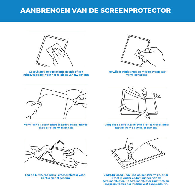 Case2go - Screenprotector geschikt voor OnePlus 8T - Tempered Glass - Case Friendly - Transparant