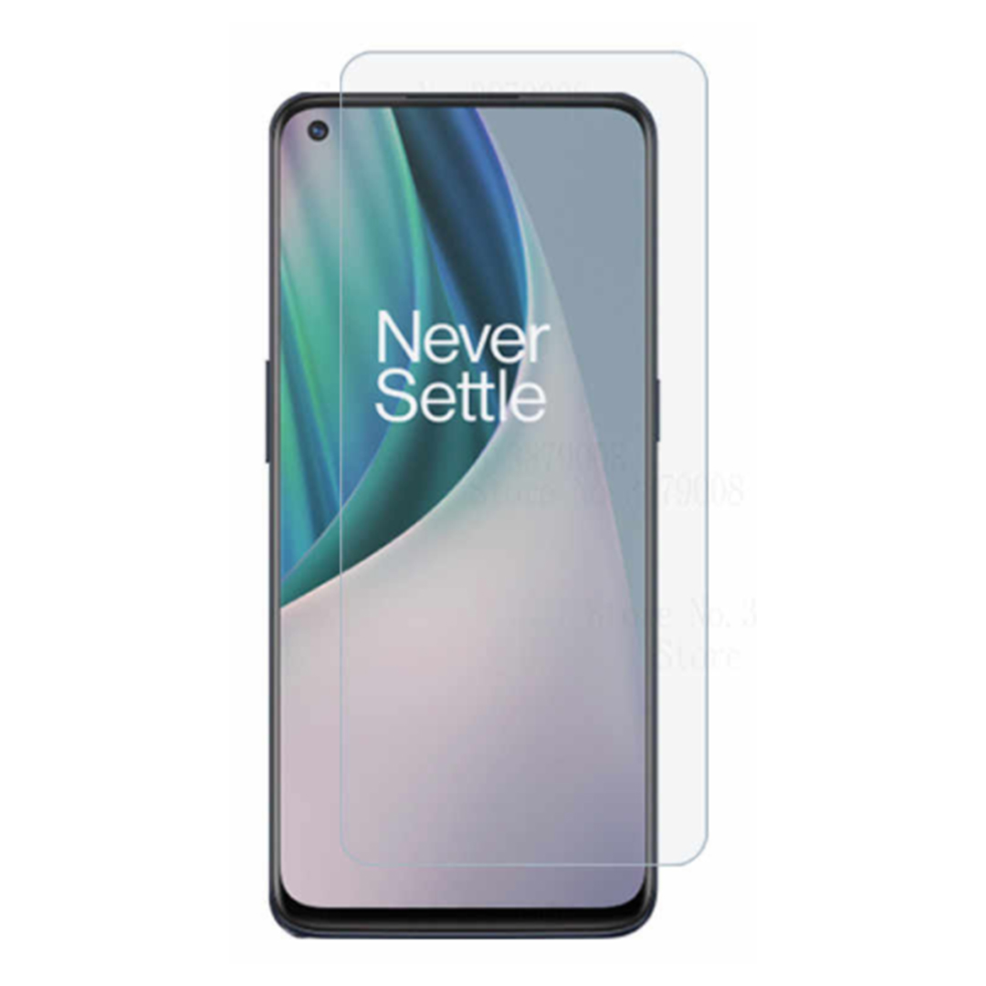 Case2go - Screenprotector geschikt voor OnePlus Nord N10 - Tempered Glass - Case Friendly - Transparant afbeelding