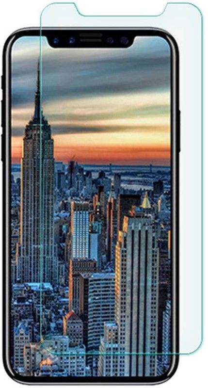 Case2go - Screenprotector geschikt voor Apple iPhone X - Tempered Glass - Case Friendly - Transparant afbeelding
