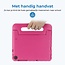 Tablet hoes geschikt voor Lenovo Tab M10 Plus (2de gen) 10.3 inch (2020) - Kinderhoes met handvat - Schokbestendige Kids cover - Magenta