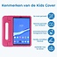 Tablet hoes geschikt voor Lenovo Tab M10 Plus (2de gen) 10.3 inch (2020) - Kinderhoes met handvat - Schokbestendige Kids cover - Magenta