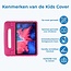 Tablet hoes geschikt voor Lenovo Tab P11 Pro 11.5 (2020) - Kinderhoes met handvat - Schokbestendige Kids cover - Magenta