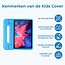 Tablet hoes geschikt voor Lenovo Tab P11 11.0 (2021) - Kinderhoes met handvat - Schokbestendige Kids cover - Licht Blauw