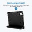 Tablet hoes geschikt voor Apple iPad Mini 6 8.3 (2021) - Kinderhoes met handvat - Schokbestendige Kids cover - Zwart