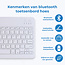 Bluetooth Toetsenbord geschikt voor Lenovo Tab M10 Plus 3rd Gen 10.6 (2022) Toetsenbord &amp; Hoes - QWERTY Keyboard case - Auto/Wake functie - Goud