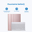 Bluetooth Toetsenbord geschikt voor Samsung Galaxy S6 Lite (2024) / Samsung Galaxy Tab S6 Lite (2022/2020) Toetsenbord &amp;amp; Hoes - QWERTY Keyboard case - Auto/Wake functie - Rosé-Goud