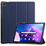 Tablet Hoes & Screenprotector voor Lenovo Tab M10 Plus (3e gen) tablet hoes en screenprotector - 2 in 1 cover - 10.6 inch - Tri-Fold Book Case - Donker Blauw