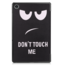 Tablet Hoes &amp; Screenprotector geschikt voor Lenovo Tab M10 Plus (3e gen) tablet hoes en screenprotector - 2 in 1 cover - 10.6 inch - Tri-Fold Book Case - Don't Touch Me