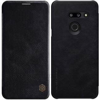 Nillkin Telefoonhoesje geschikt voor LG G8 ThinQ - Nillkin Qin Leather Case - Zwart