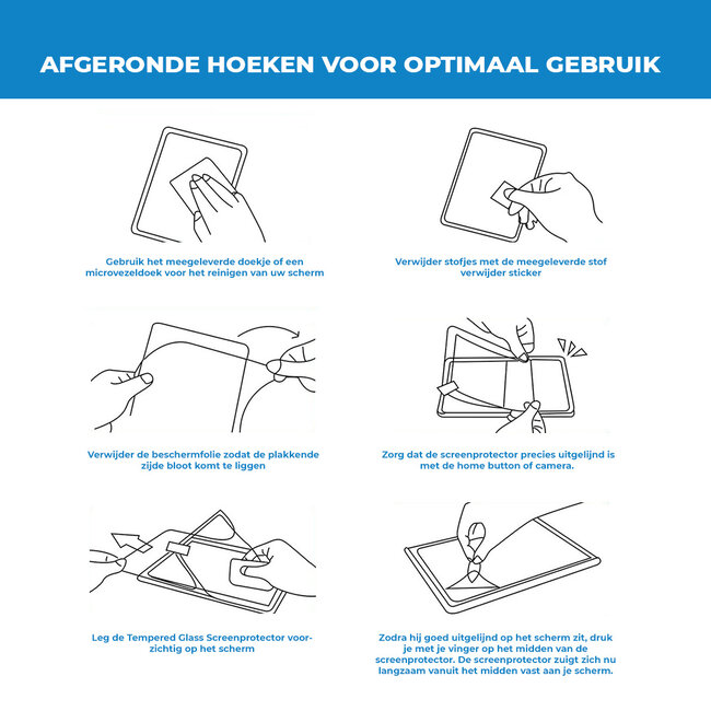 Case2go - Screenprotector geschikt voor Apple iPhone 14 Pro Max - Tempered Glass - Gehard Glas - Transparant